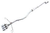 AWE Track Edition Exhaust for FK8 Civic Type R (includes Front Pipe) - Triple Chrome Silver Tips - Primary